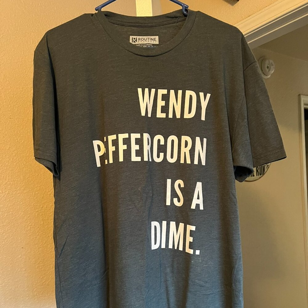 Men's Routine Baseball Wendy Peffercorn T-Shirt Size L